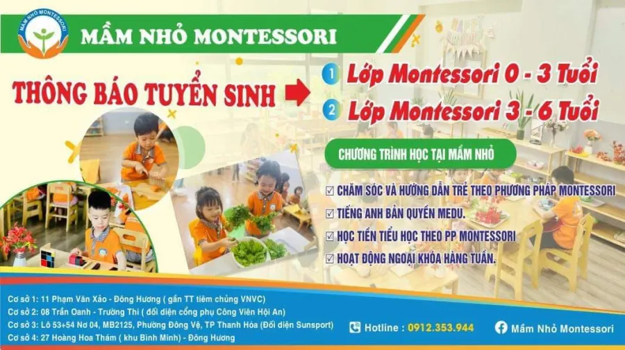 Trường Mầm Non Mầm Nhỏ Montessori