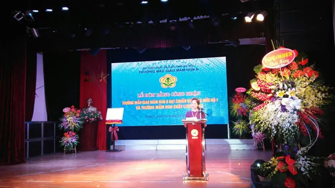 Trường mẫu giáo Mầm non B
