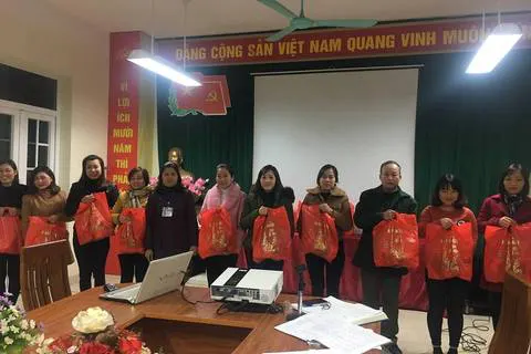 Trường mầm non A - xã Tứ Hiệp