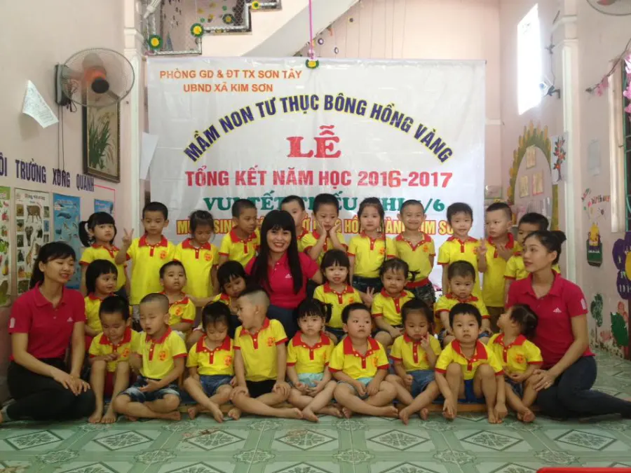 Trường mầm non Bông Hồng Vàng - Kim Sơn, Sơn Tây