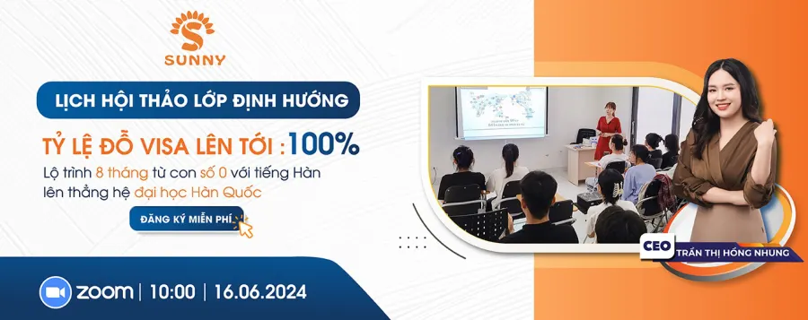 Du học và Đào tạo Hàn Ngữ Sunny