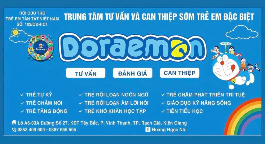 Trung tâm Can Thiệp Sớm Trẻ Đặc Biệt Doraemon