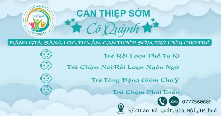 Trung tâm Can Thiệp trẻ đặc biệt Huế