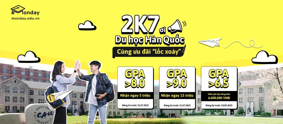 Trung tâm Du học Hàn Quốc Monday