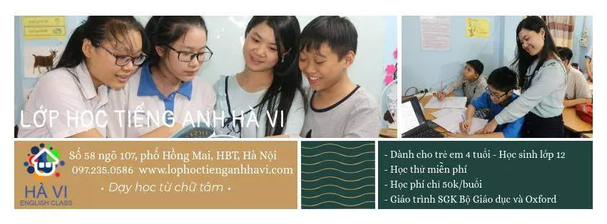 Lớp tiếng Anh Hà Vi
