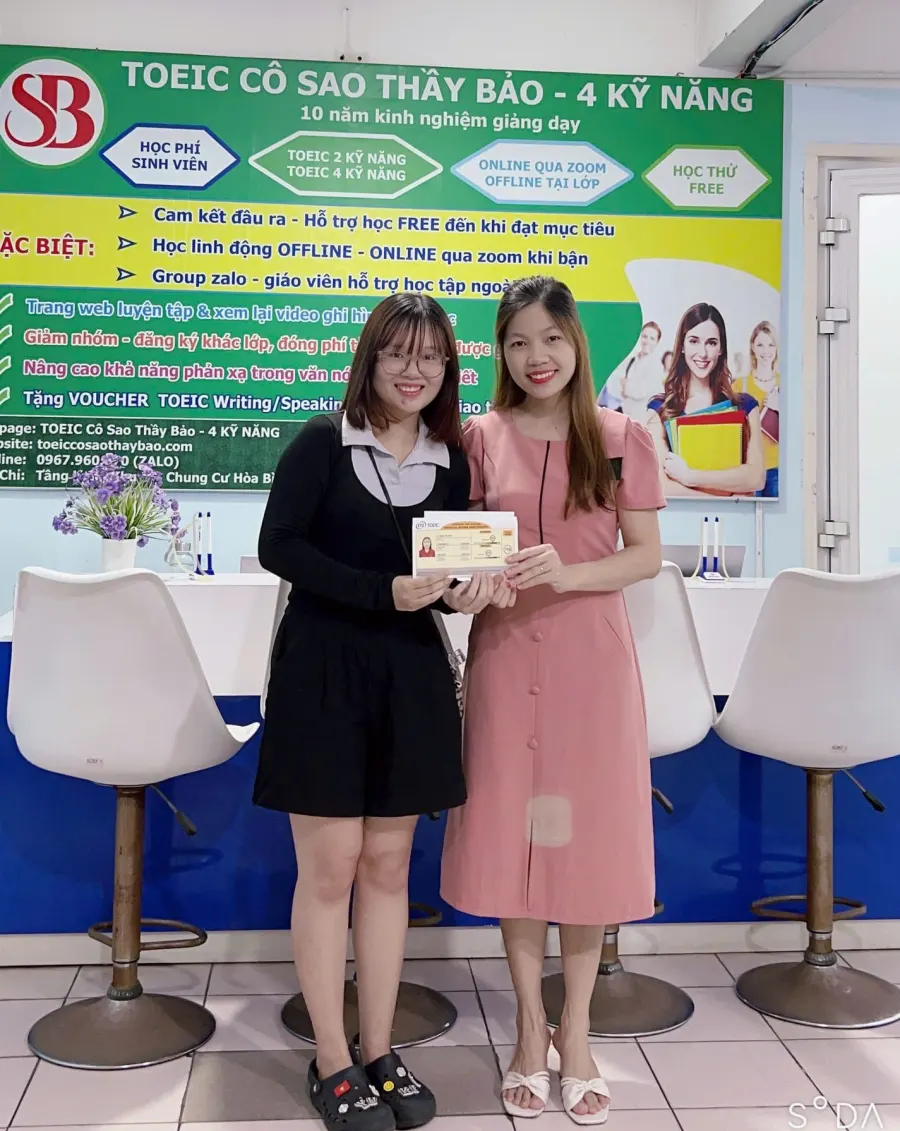 Trung tâm TOEIC Cô Sao Thầy Bảo - TOEIC Sao Khuê