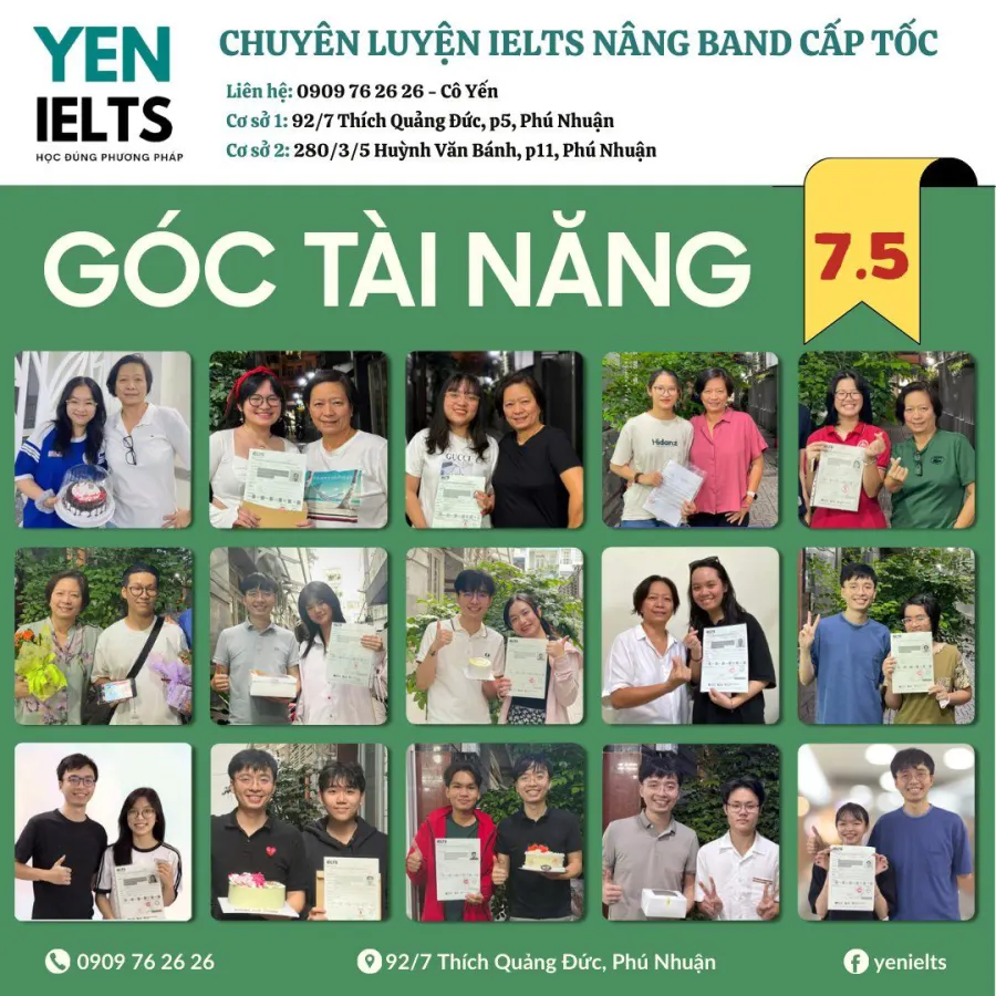 Trung tâm Yến IELTS