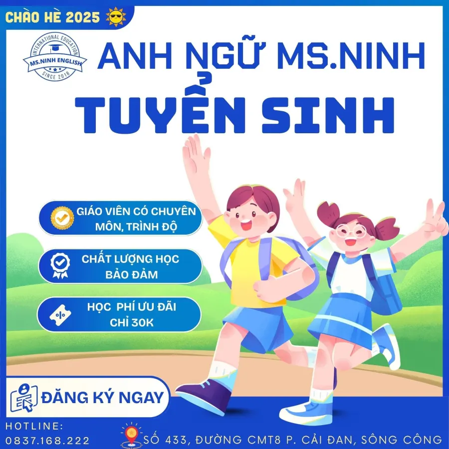 Lớp Tiếng Anh cô Ninh
