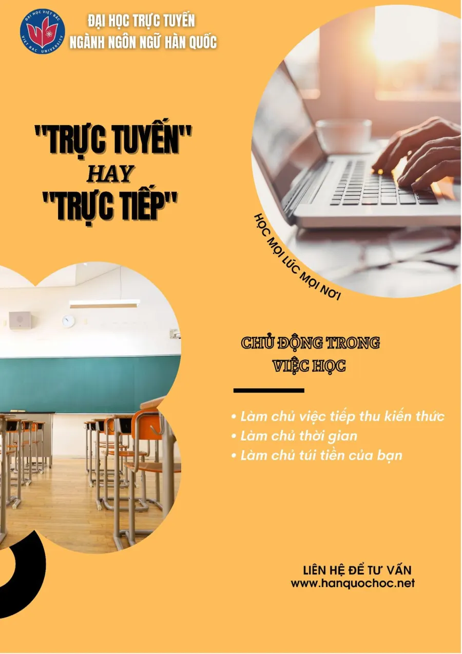 Đại học trực tuyến ngành Ngôn ngữ Hàn Quốc