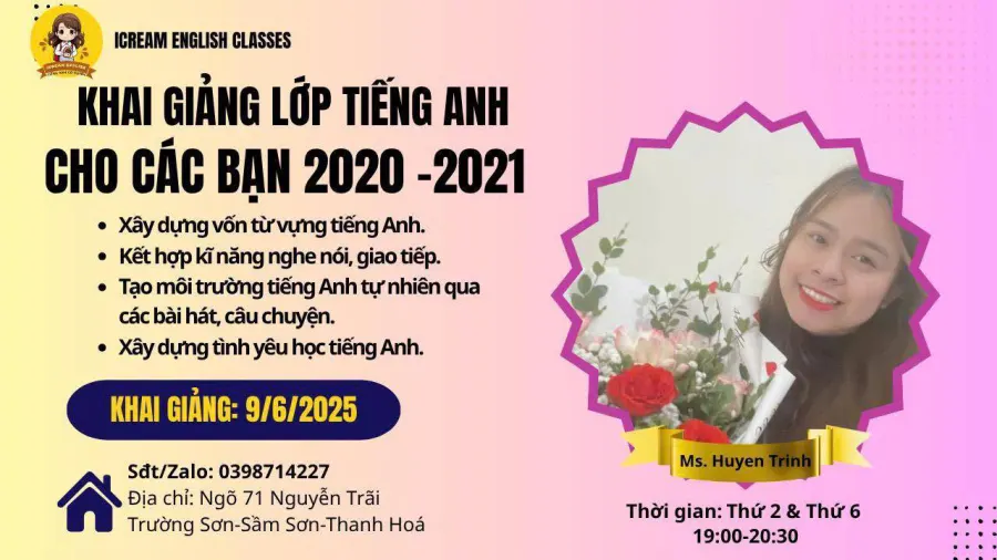 Trung tâm Tiếng Anh cô Huyền