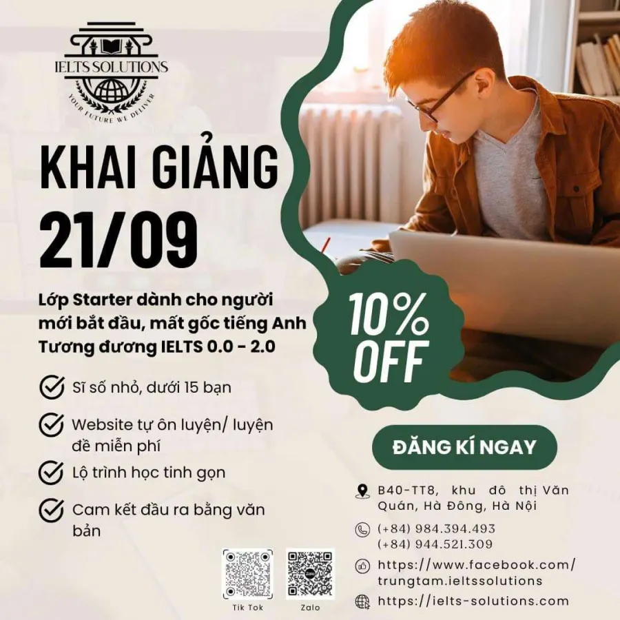 Trung tâm IELTS Solutions