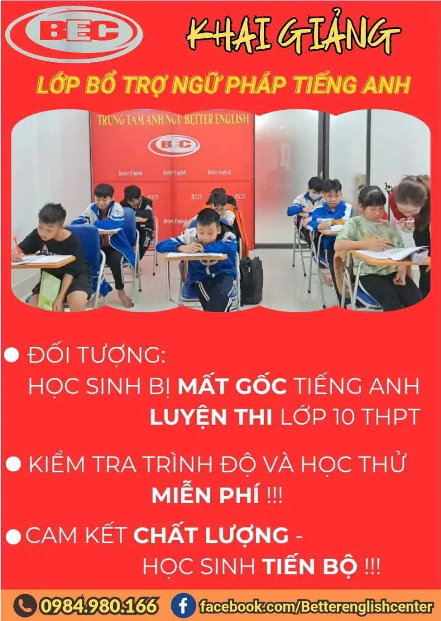 Trung tâm Better English Center - Cơ sở 2