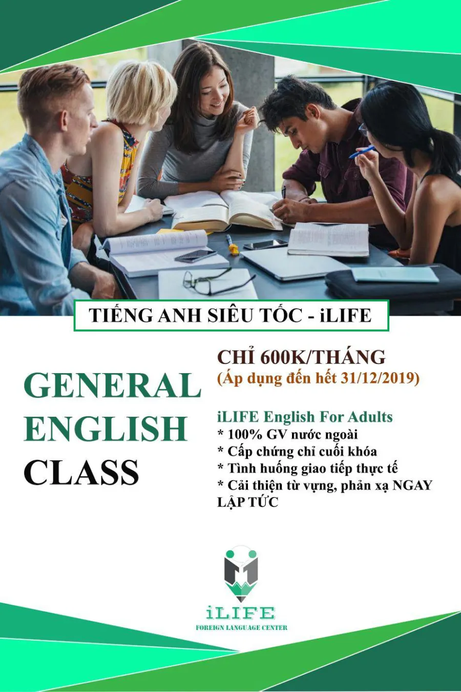 Trung tâm Ngoại ngữ ILIFE - Cơ sở 1
