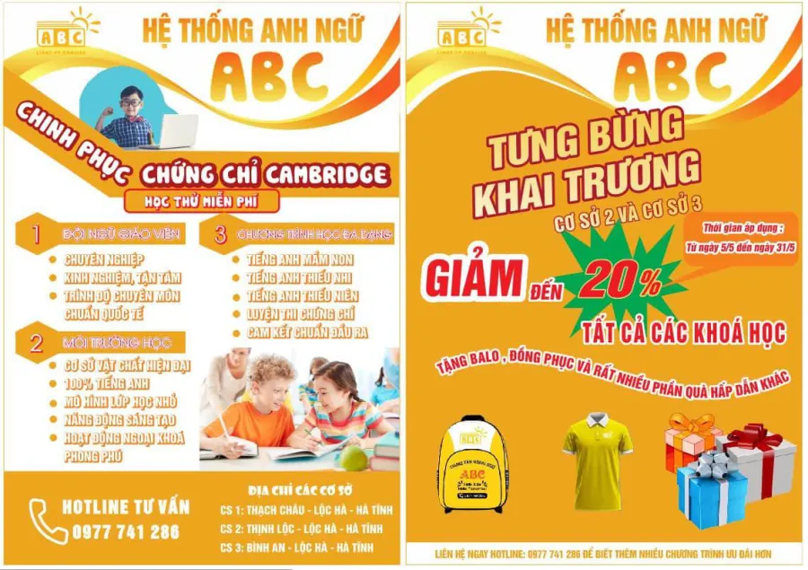 Trung tâm Ngoại Ngữ ABC - English Center