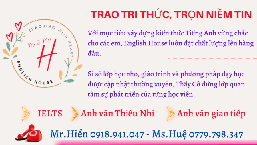 Trung tâm English House - Mr & Mrs H