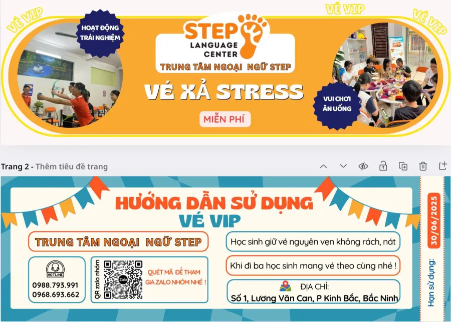 Trung tâm Step- Chinh Phục Ielts & Tiếng Trung Hsk - Cơ sở 2