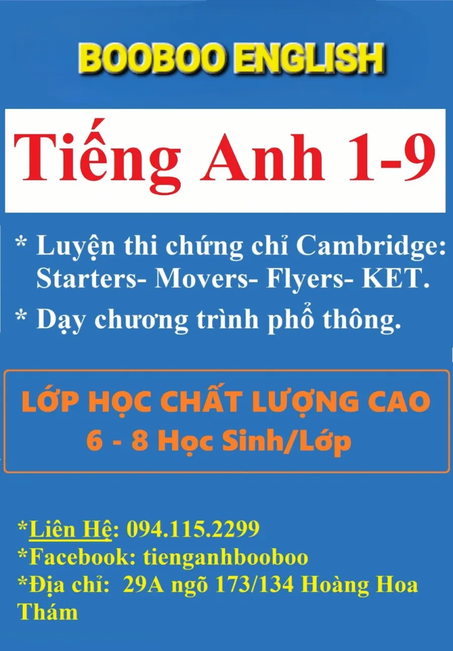 Trung tâm BooBoo English