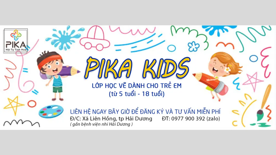 Lớp Mỹ thuật Pika Kids