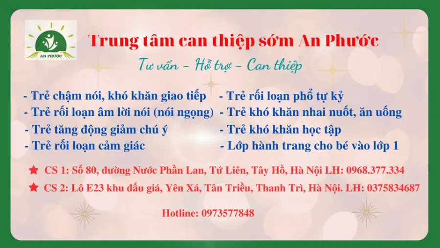 Trung tâm Tâm lý - Giáo dục An Phước - Cơ sở 1