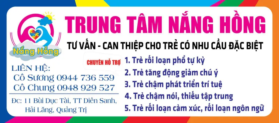 Trung tâm can thiệp sớm Nắng Hồng