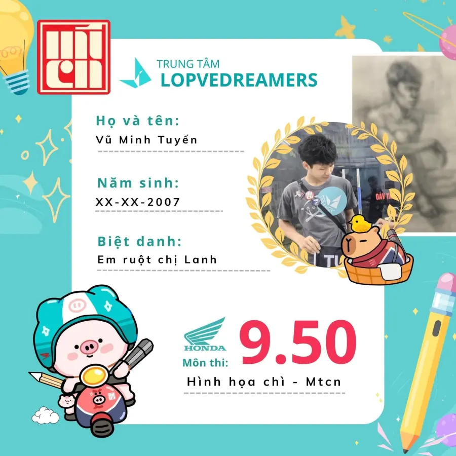 Lớp Vẽ Dreamers cơ sở Ba Đình
