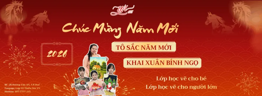 Lớp vẽ Thiếu Nhi YN