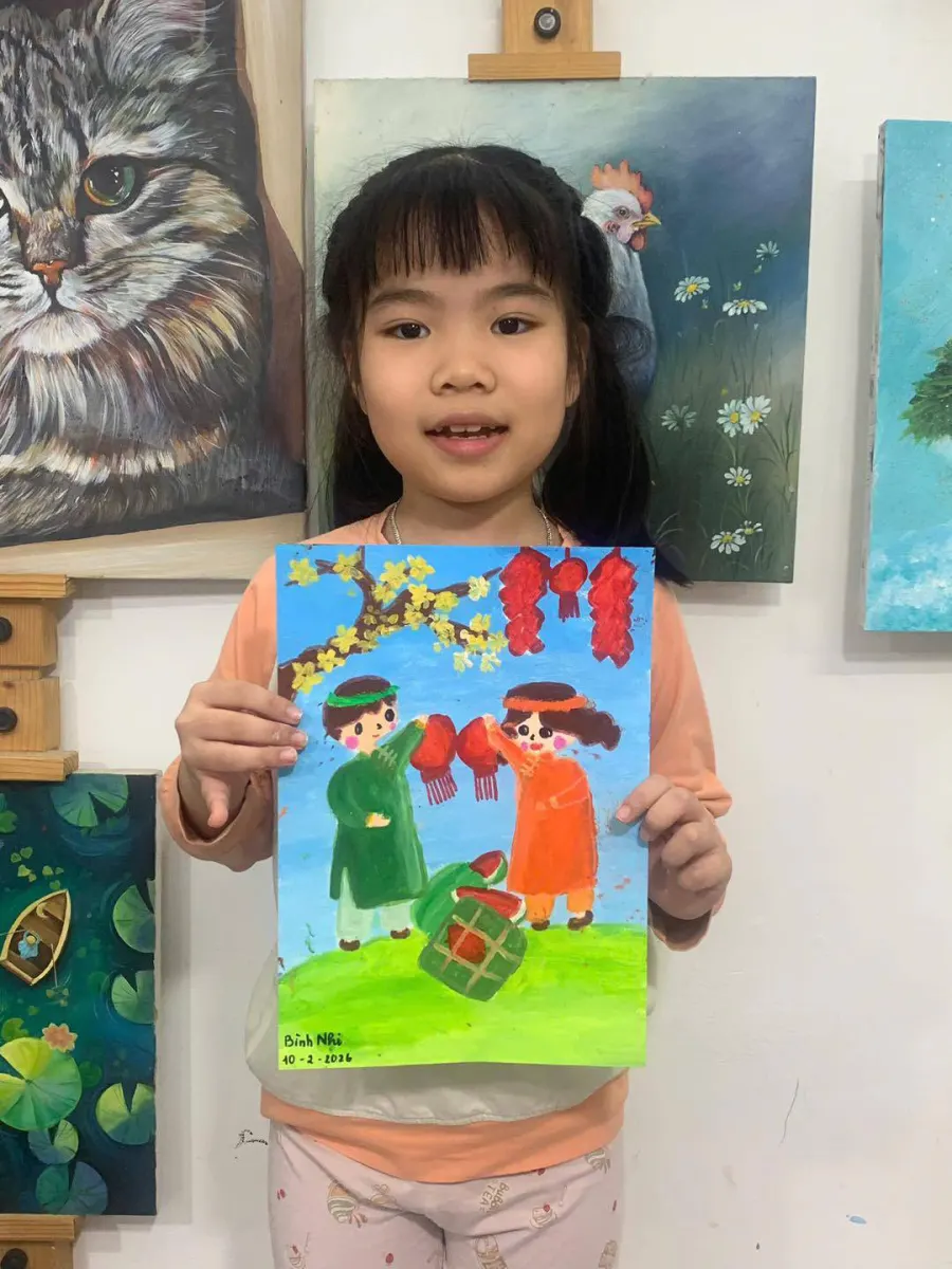 Lớp vẽ Thiếu Nhi YN