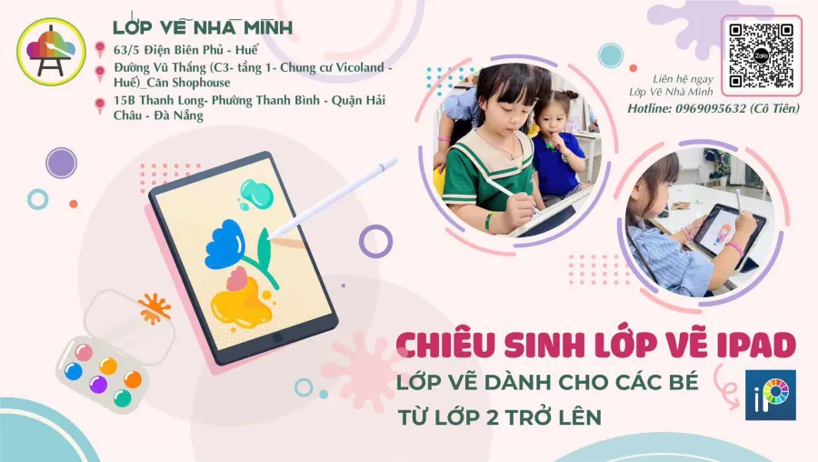 Lớp vẽ nhà mình - Huế - Cơ sở 1