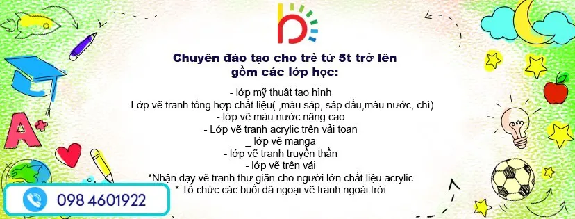 Lớp Vẽ Cô Bi - Cơ sở 1