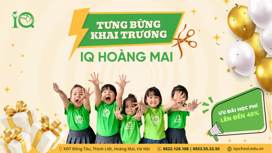 Trường mầm non Quốc tế IQ (IQ School) - Lê Lai, Hà Đông