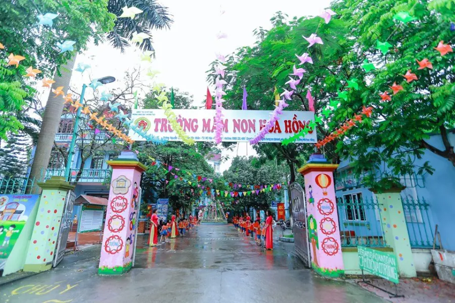 Trường mầm non Hoa Hồng