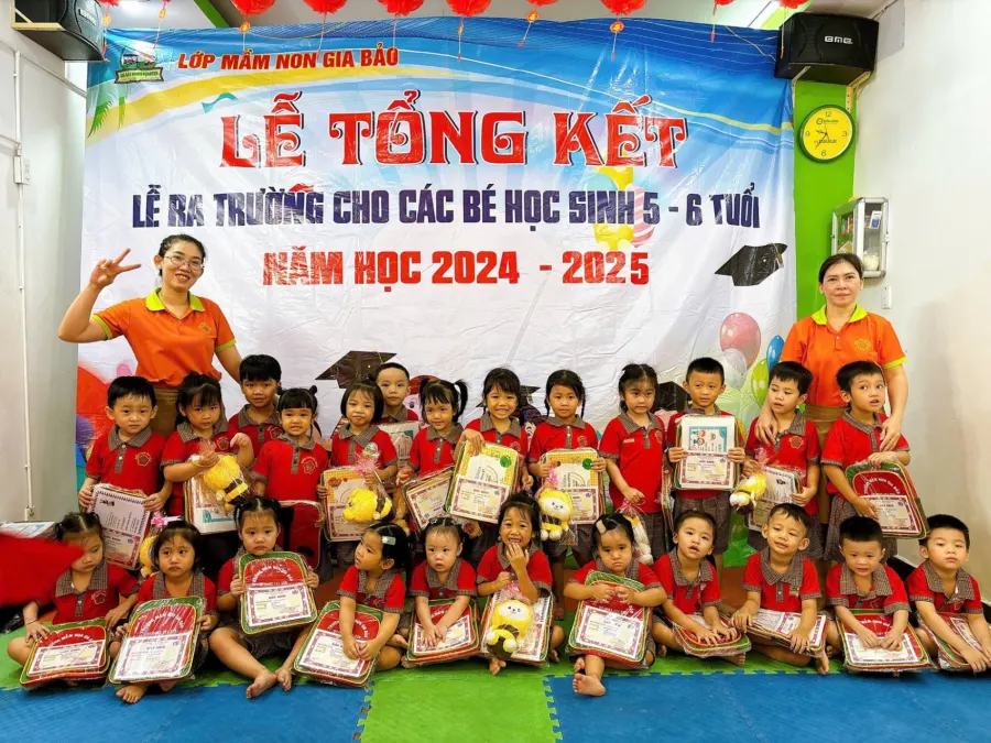 Lớp Mầm Non Gia Bảo - Phú Thọ, Hồ Chí Minh
