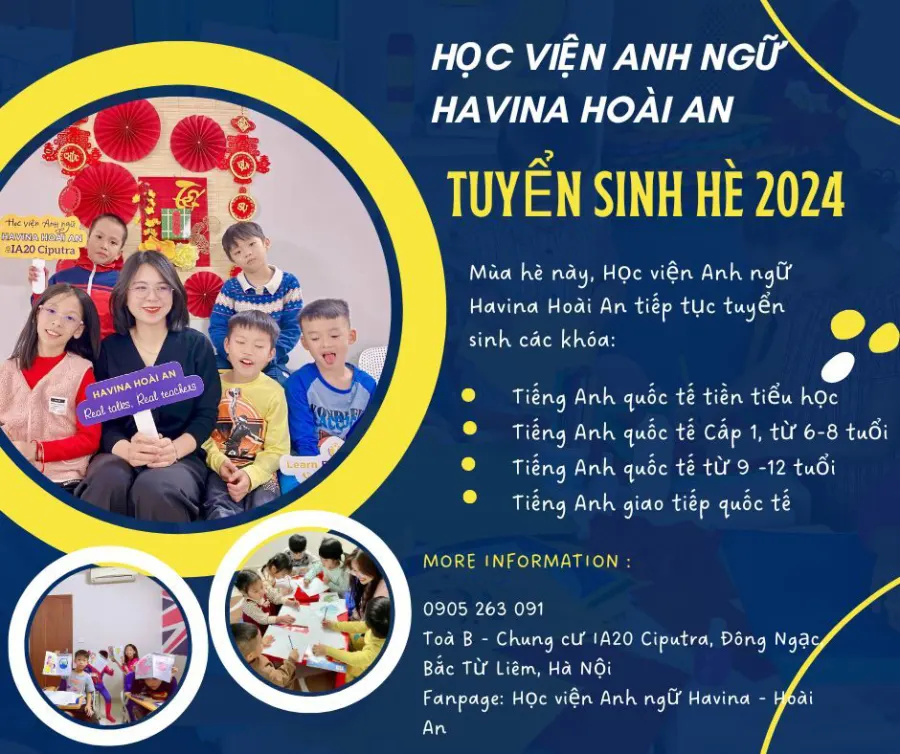Học viện Anh ngữ Havina - Hoài An - Đông Ngạc