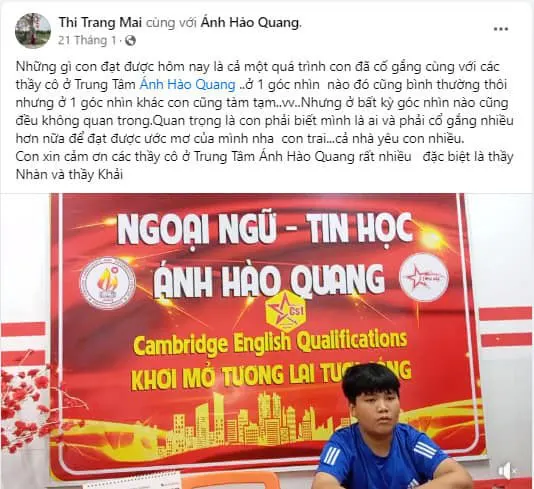 Trung tâm Ngoại Ngữ, Tin Học Ánh Hào Quang