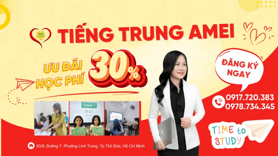 Tiếng Trung Amei - Linh Trung, Thủ Đức