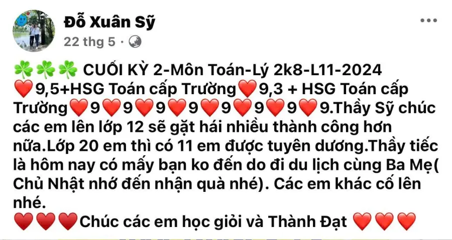 Trung tâm Bồi dưỡng kiến thức, Luyện thi CLC Thầy Sỹ