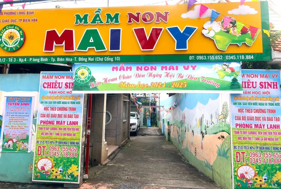 Mầm Non Mai Vy - Long Bình, Biên Hòa