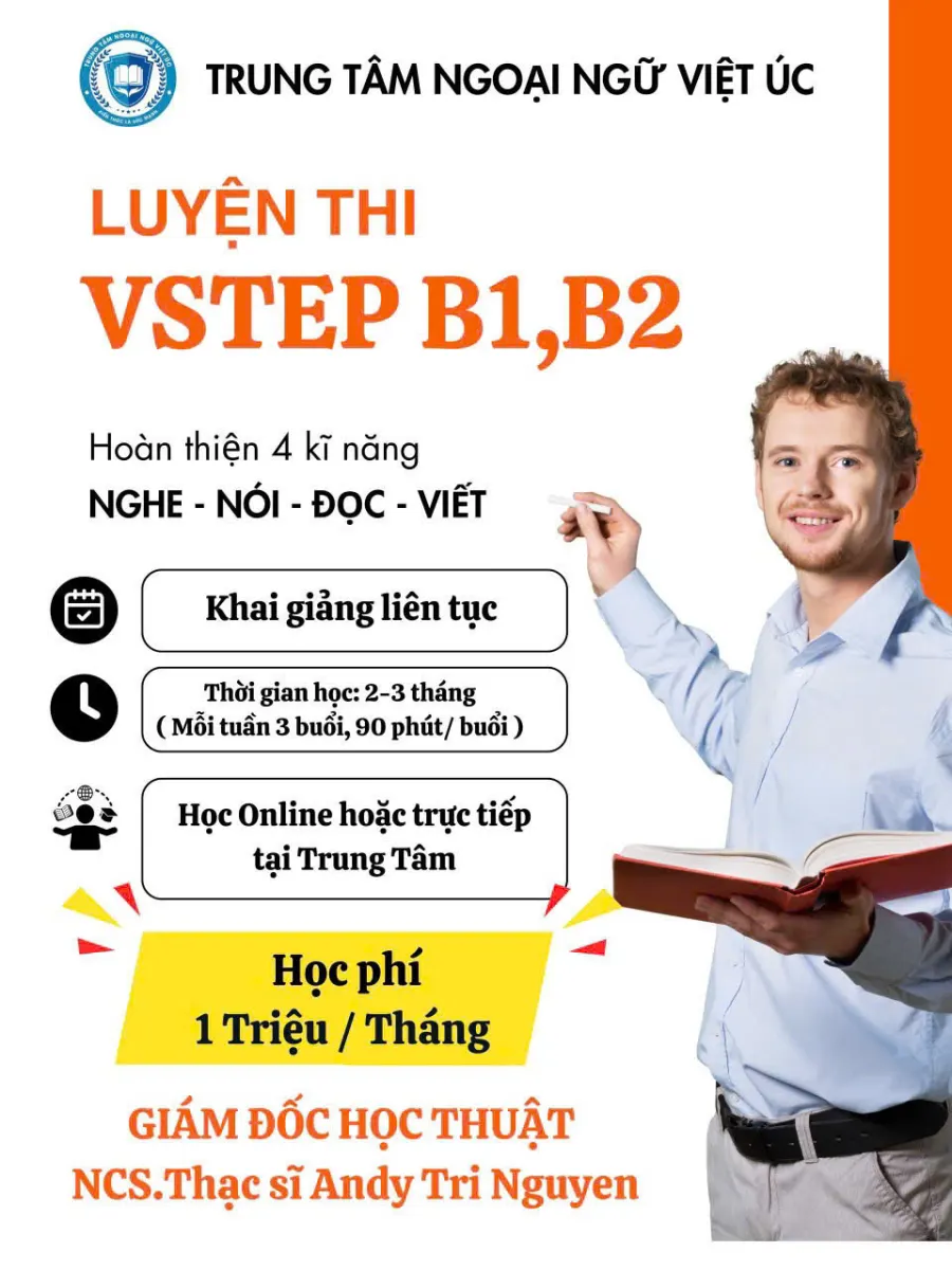 Trung Tâm Tiếng Anh, Tiếng Trung Việt Úc