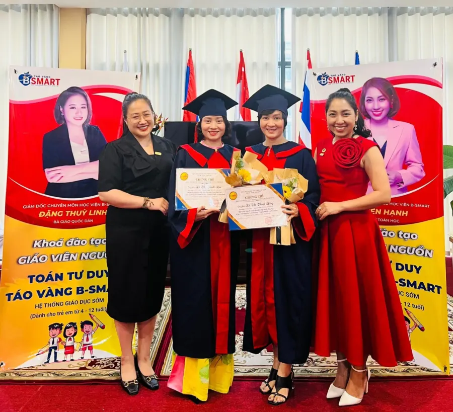 TRUNG TÂM GIÁO DỤC KỸ NĂNG TOÁN TƯ DUY TÁO VÀNG B-SMART QUY NHƠN
