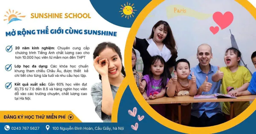 Trung Tâm Tiếng Anh Sunshine
