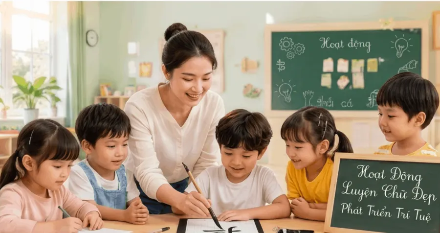 Bồi dưỡng văn hoá  - Tiền tiểu học - Luyện chữ đẹp Lâm Bình - Gia Vân