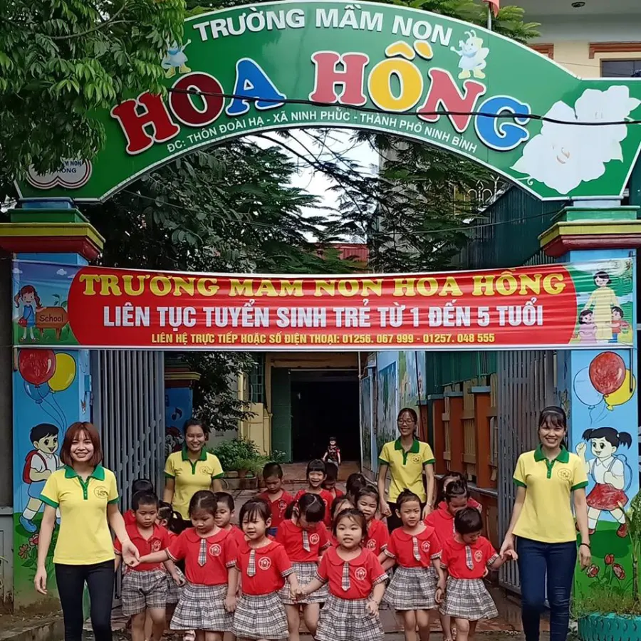 Trường mầm non Hoa Hồng