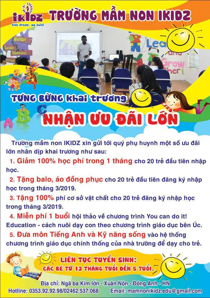 Mầm non Bé Thông Minh Ikidz - Ngã 3 Kim Lớn