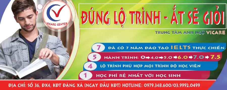 Trung Tâm Anh Ngữ Vicare (Vicare IELTS) - Nông Nghiệp