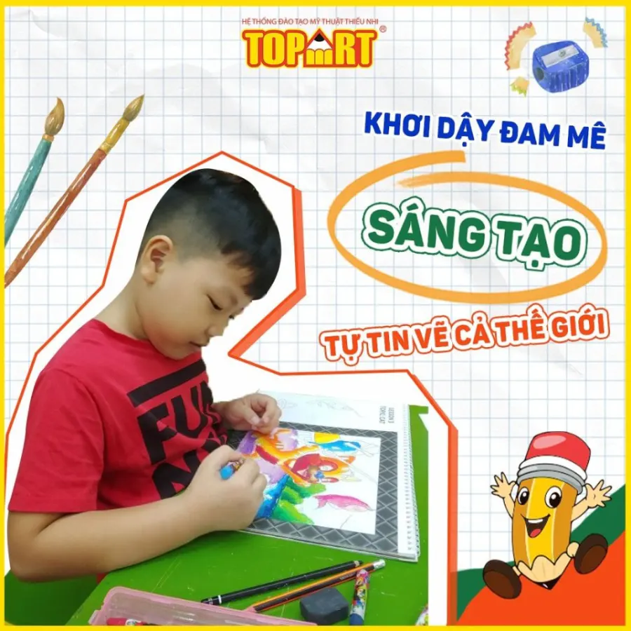 Trung Tâm Đào Tạo Mỹ Thuật Thiếu Nhi TopArt - Chi Nhánh Giga Mall Quận Thủ Đức